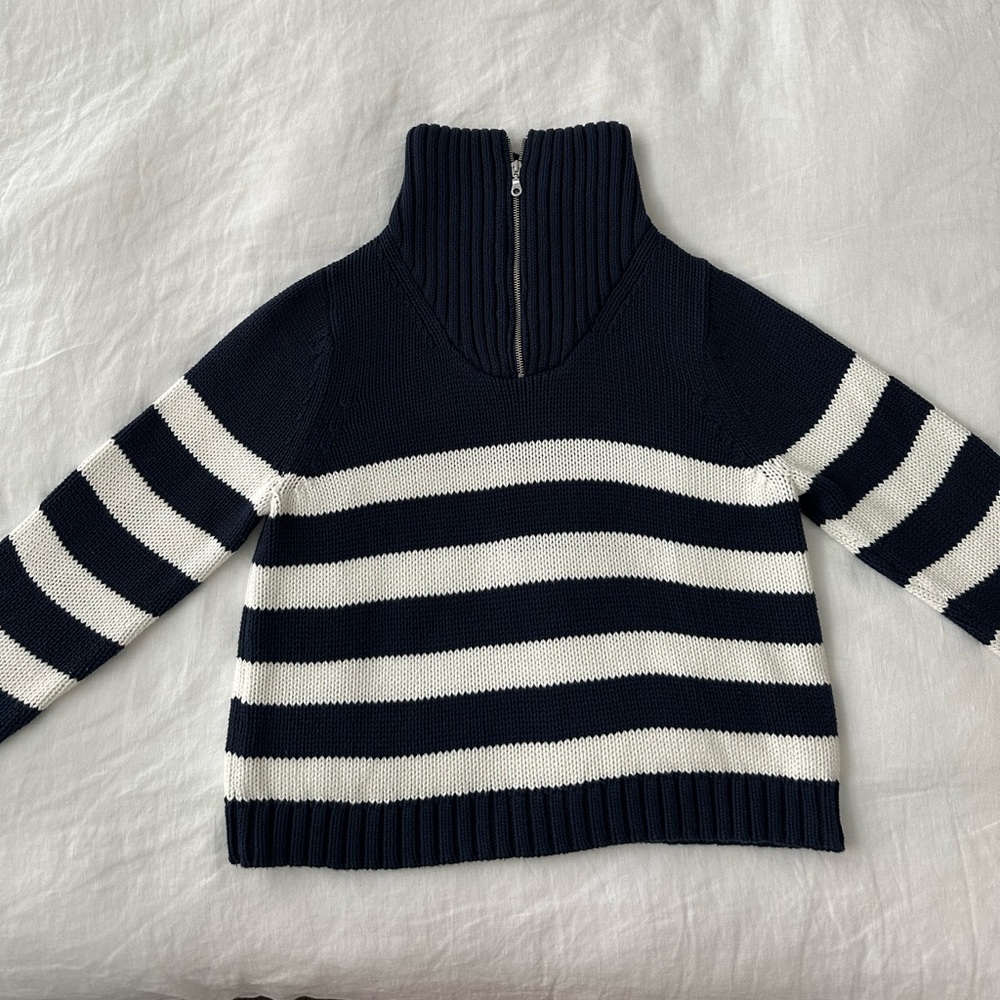 Kule - Matey Sweater - size M - navy/cream